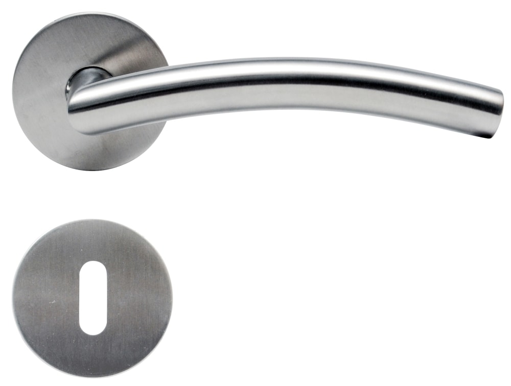 Home It® door handle with B-format handle 16 mm stainless steel