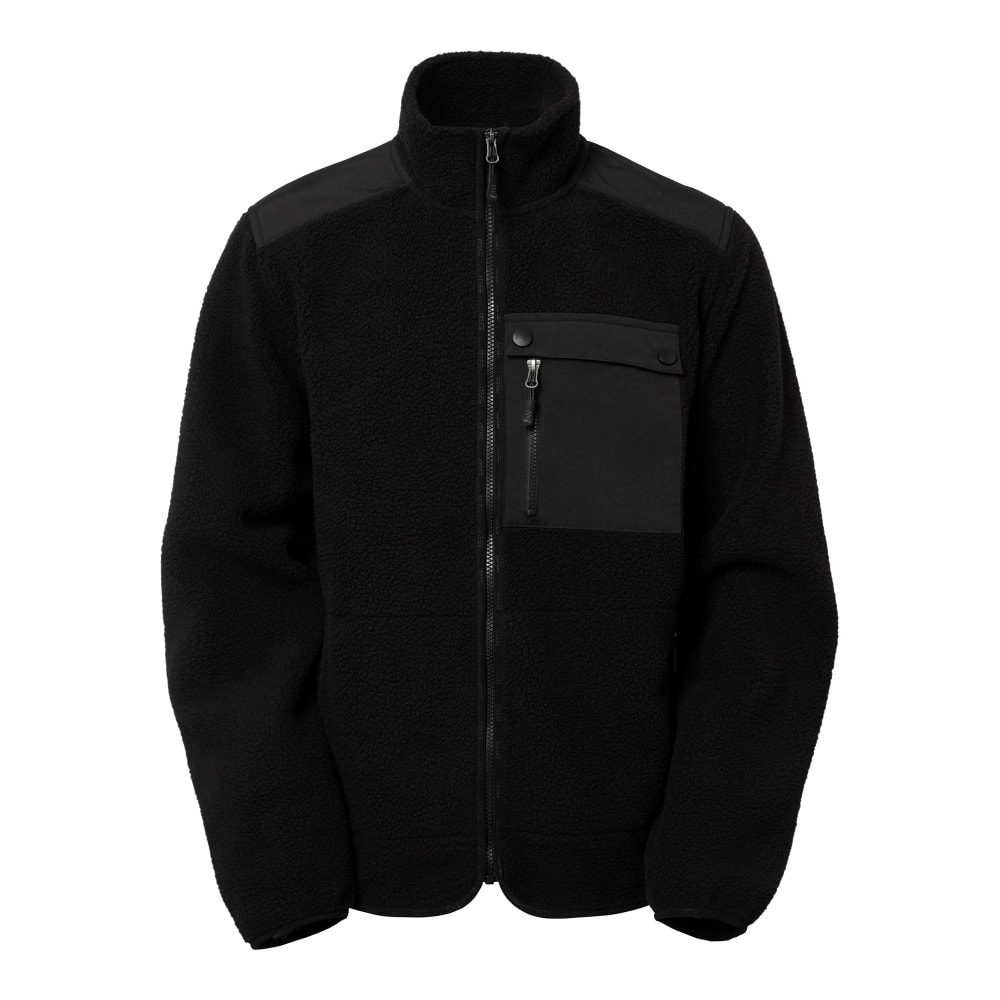 South West Paul jakke sherpafleece sort str. 3XL