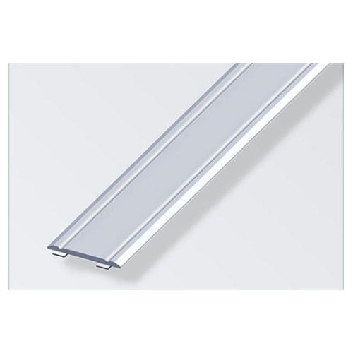 Alfer tæppeovergang 30 x 2 mm selvklæbende alueloxeret flad profil 1 meter