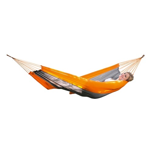 Amazonas Ultra-Light hængekøje Silk Traveller Forest med bæreevne på 150 kg.