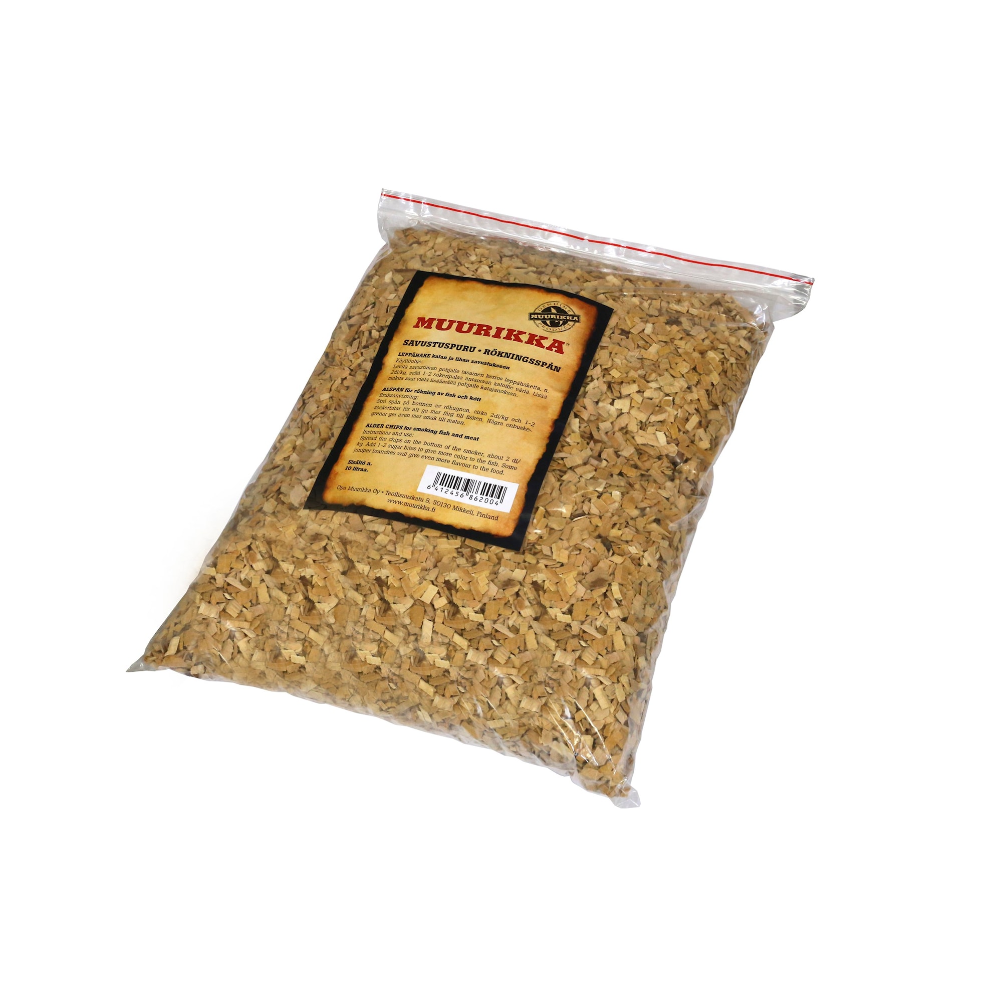 Muurikka rygespåner til rygeovn el 10L 1650 gram