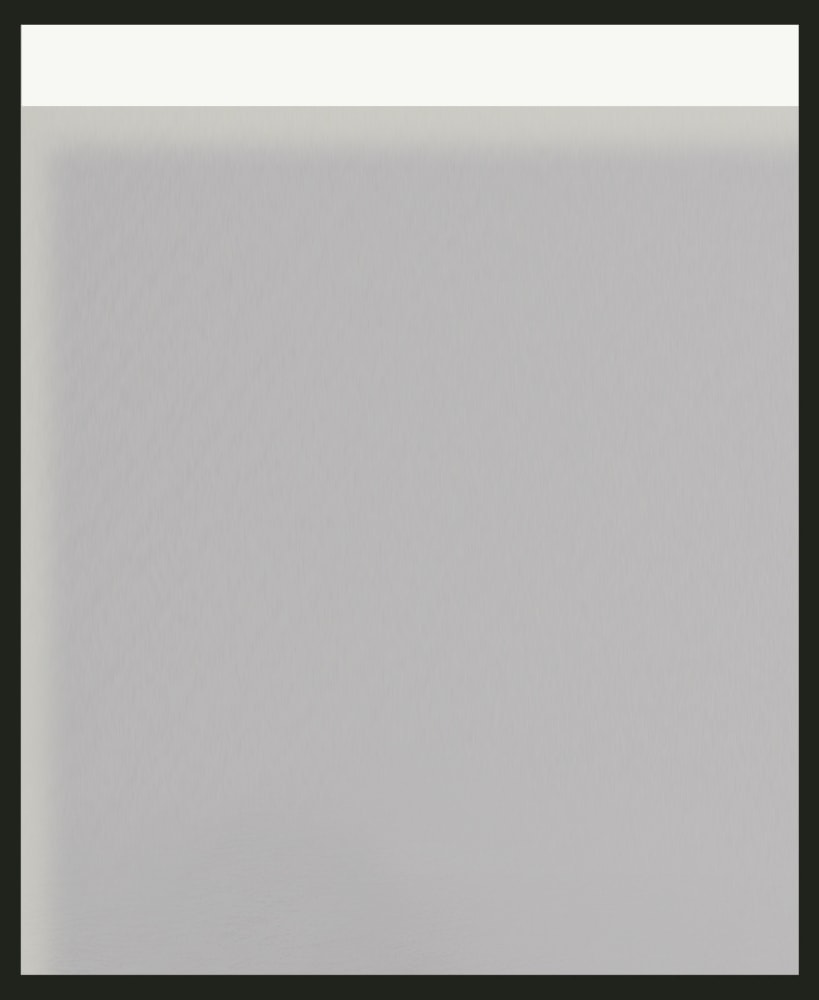 Kriss Square LED lysspejl med sort aluramme og antidug 80 x 60 cm