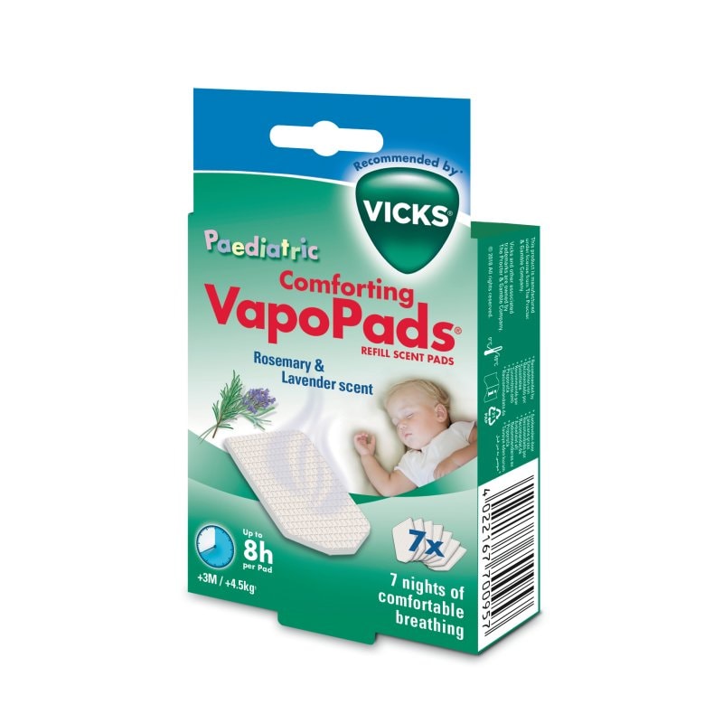 Vicks VapoPads duftpads med rosmarin og lavendel 7 stk.