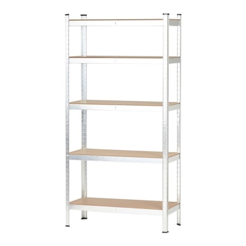 Probuilder stålreol Large med 5 MDF hylder 180 x 90 x 40 cm