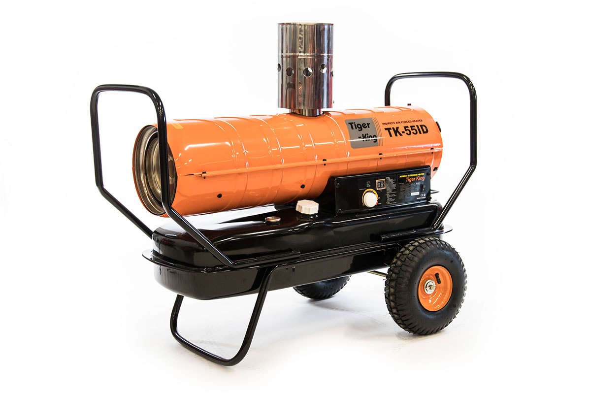 Tiger King Varmekanon diesel med skorsten TK-55ID