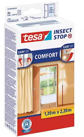 Tesa Insect Stop insektnet Comfort til døre hvid