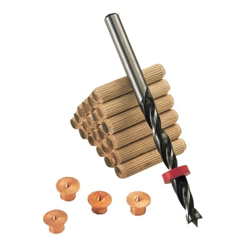 Wolfcraft dyvelsæt med bor, komplet 10 mm