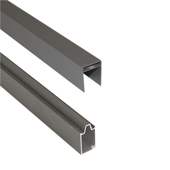 Hortus Premium top/bundskinne aludesign til 60 x 60 mm stolpe