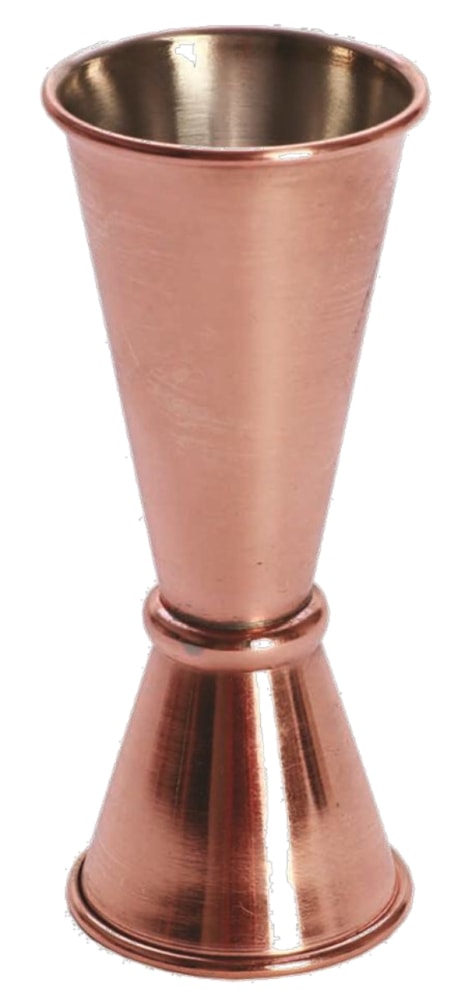 Steel-Function dobbelt jigger målebæger kobber 25/50 ml