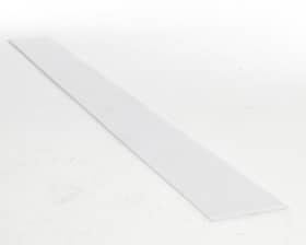 Kirkedal Hegn Glass Board PVC hegnsprofil hvid til K1/K2 profil 150 x 5 x 1800 mm