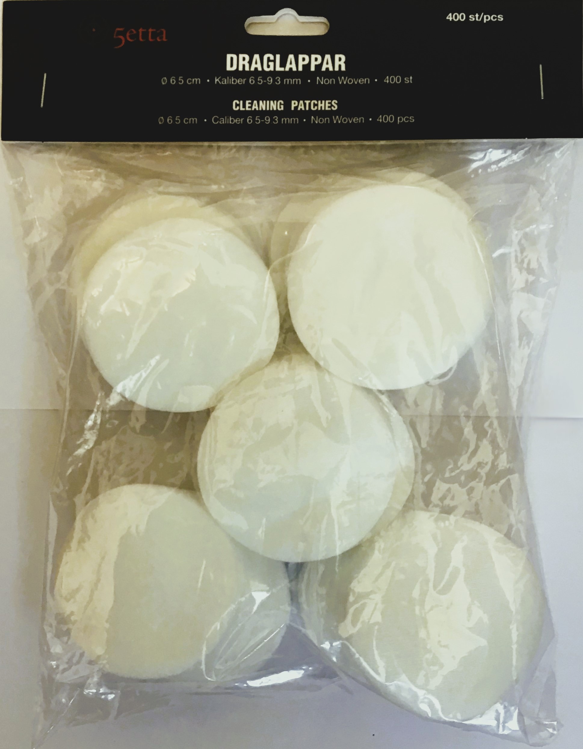 5etta Renselapper 400 stk 6,5-9,3 mm
