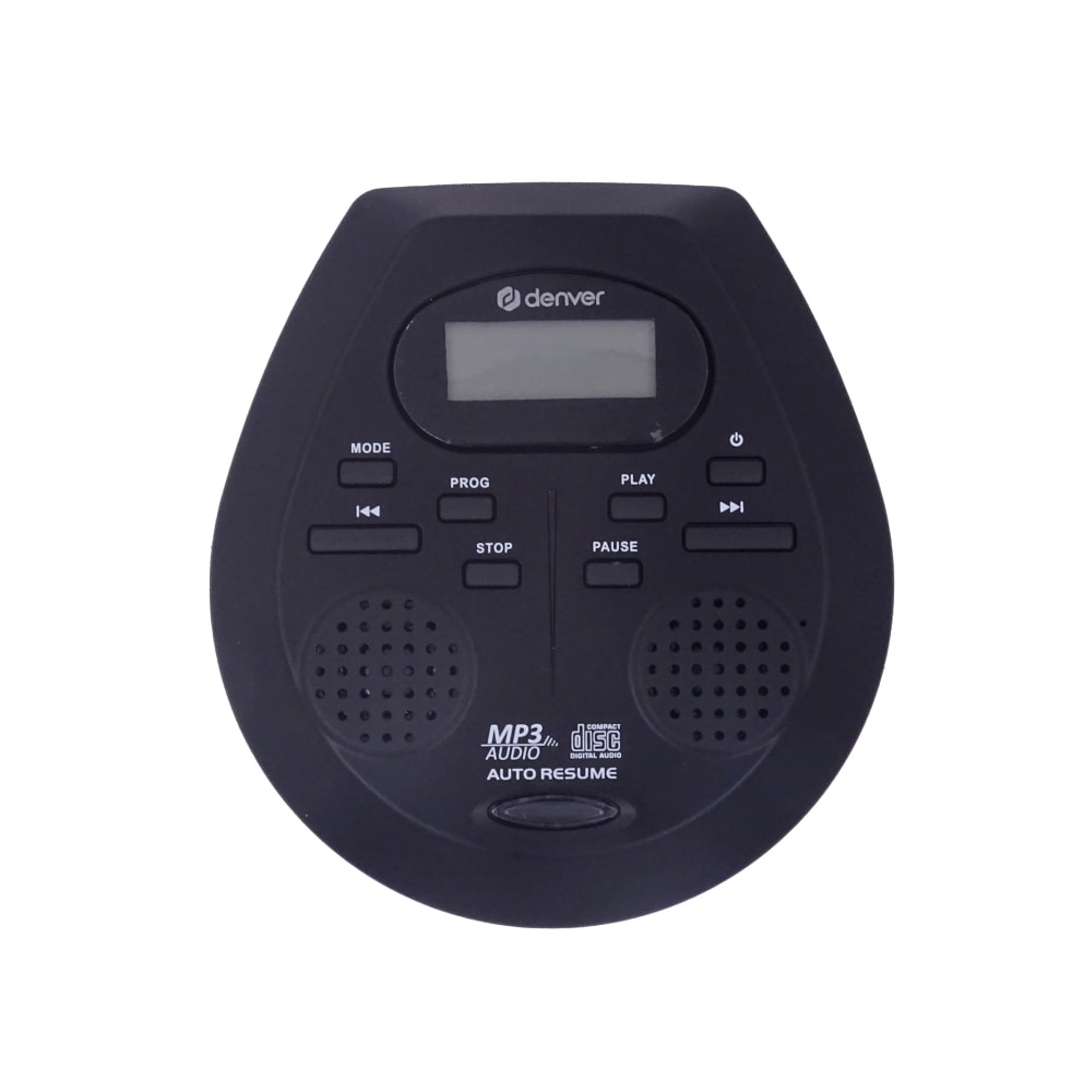 Denver DMP-395B discman i sort med antishock og autoresume