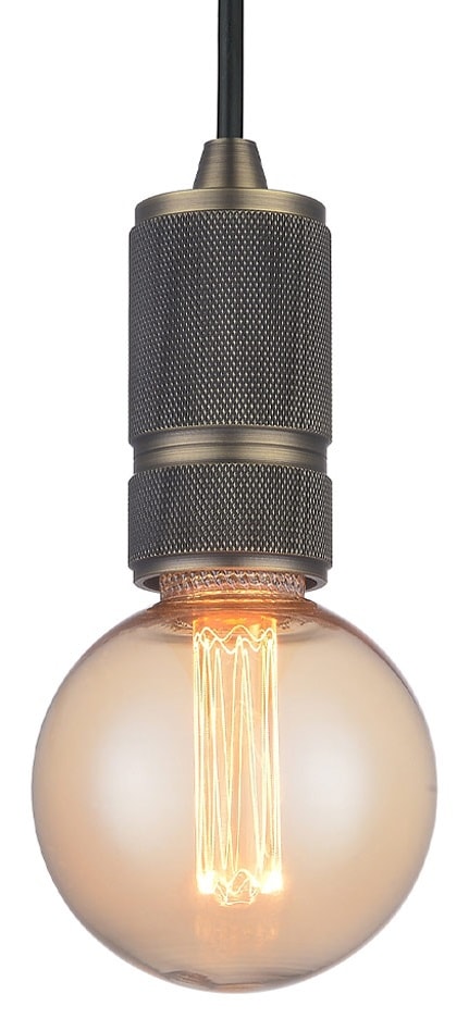 Halo Design Mini fatningssæt antik messing E14 inkl. 2,5 meters kabel