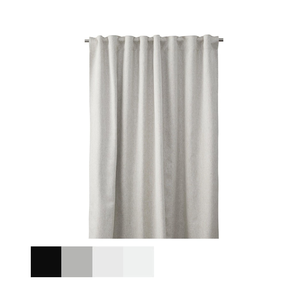 Svanefors Colin gardin i offwhite 135 x 160 cm 2 stk.