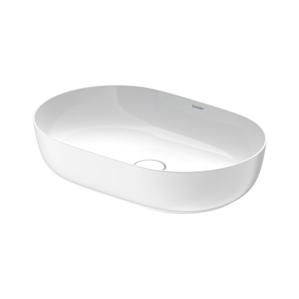 Duravit Luv Bowle vask uden overløb og hanehul med WonderGliss 60 x 40 cm