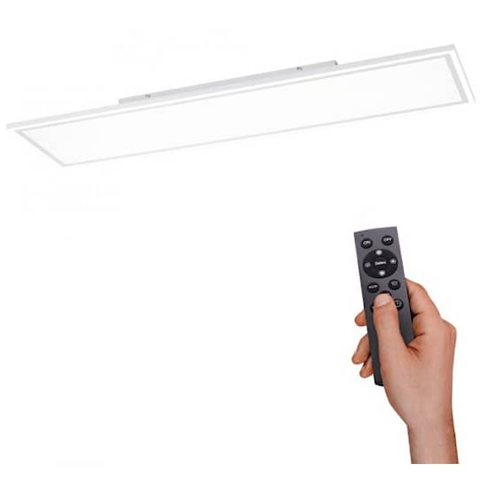 LeuchtenDirekt Edging LED panel/loftlampe med fjernbetjening 1195 x 295 mm H66 mm