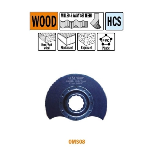 CMT Multicut Supercut HSS klinge radial til træ og plast 87 mm