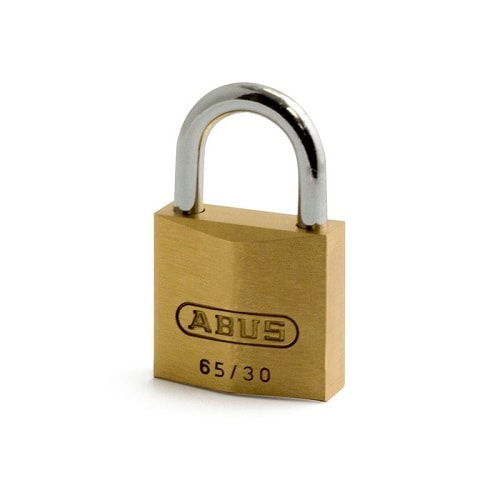Abus hængelås messing 30 mm. nr. 6306 enslukkende
