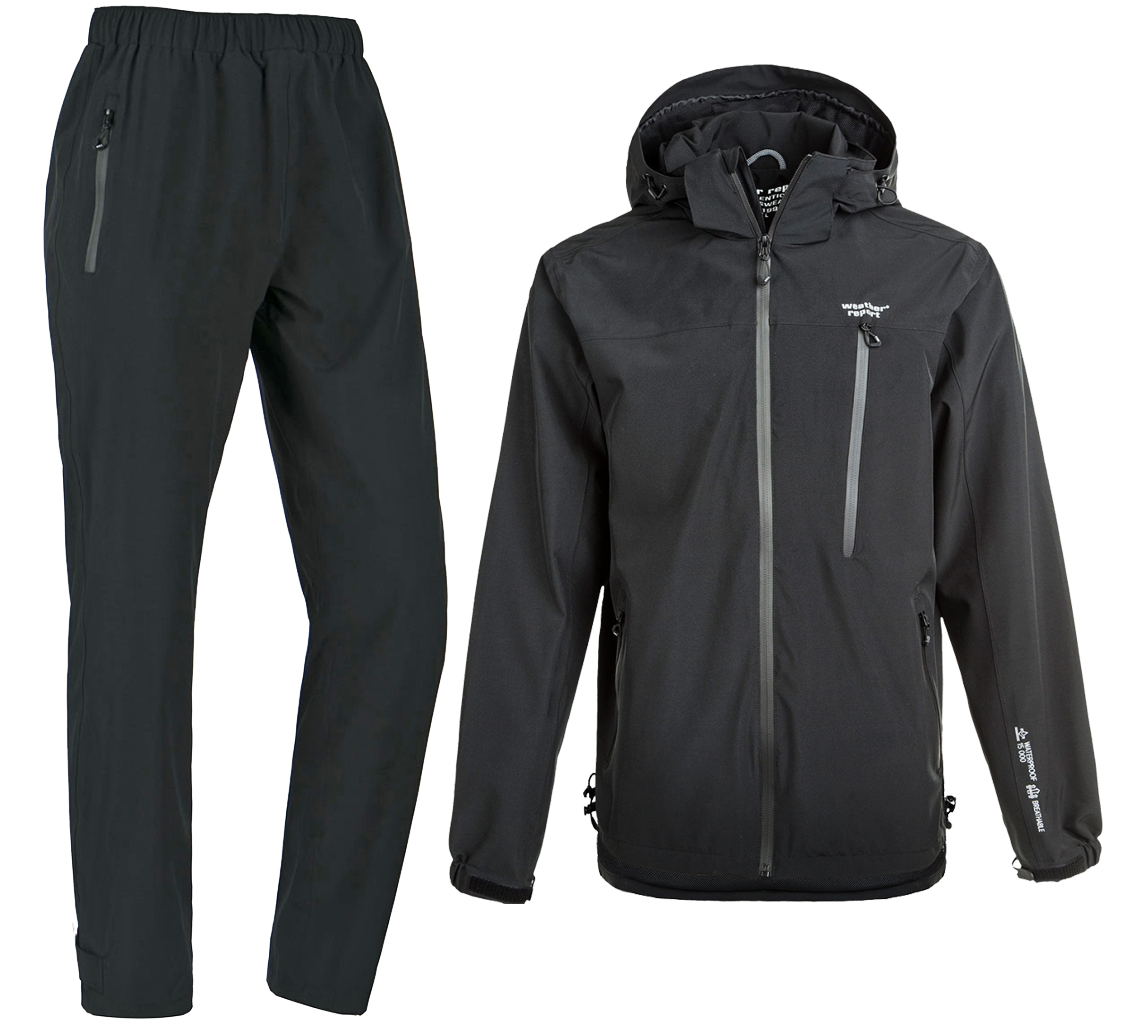 Weather Report Delton Regntøj W-Pro Sort Herre