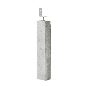 IBF Stolpebæring 12 x 15 x 80 cm beton med vinkelbeslag