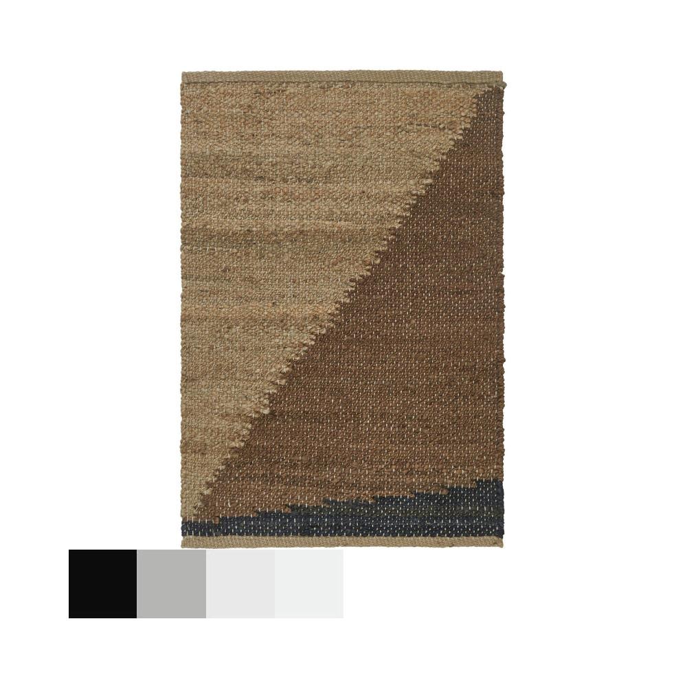 Svanefors Brita gulvtæppe i brun 60 x 90 cm