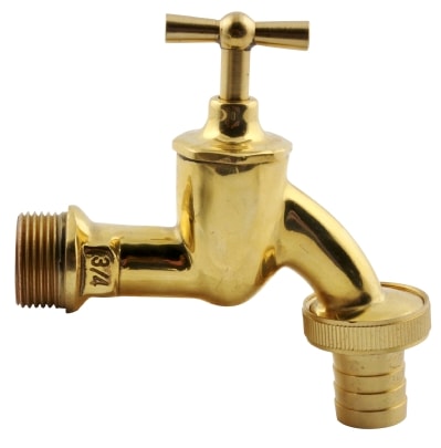 Hane til regnvandsbeholder 3/4" i messing