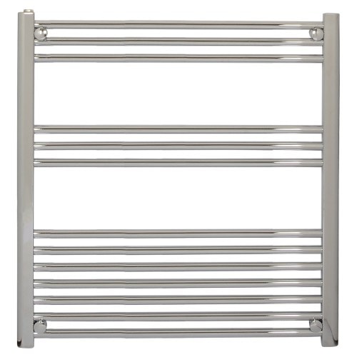 Kriss Space Light håndklædetørrer i krom 800 x 800 mm. Centermål 750 mm