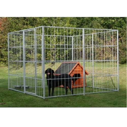 Hortus hundegård med låge. Lille model 240 x 120 x 180 cm