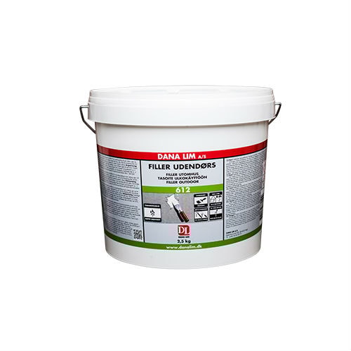 Dana filler udendørs 612 2,5 kg i gråhvid