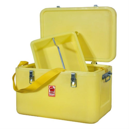 Jumbo slagfast transport- og værktøjskasse indv.mål 490 x 330 x 270 mm.