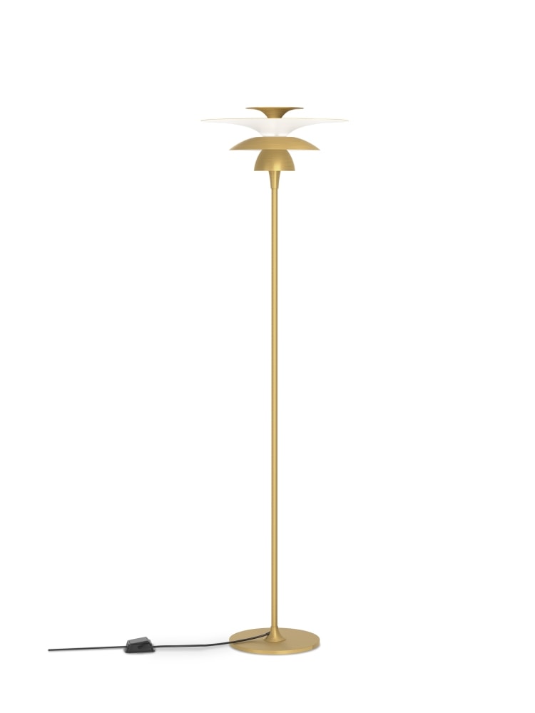 Belid Picasso gulvlampe antik oxidgrå G4 Ø38 cm H140 cm