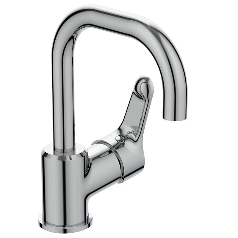 Ideal Standard Alpha håndvaskarmatur krom med U-tud uden bundventil