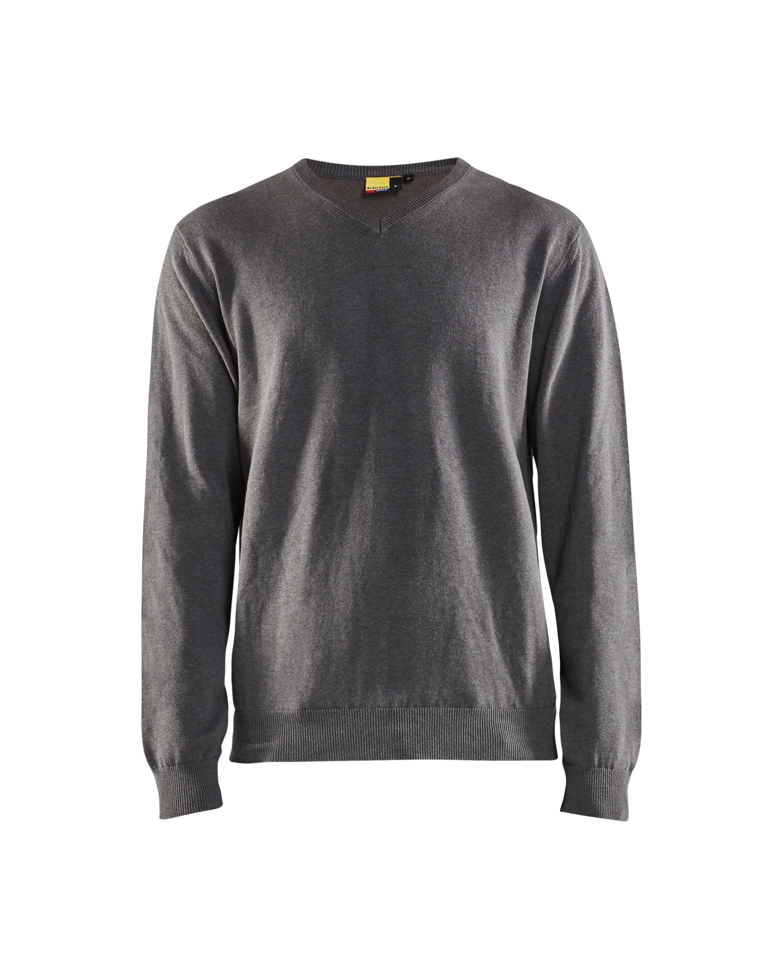 Blåkläder strikket pullover sortmeleret M | Mørk marineblå