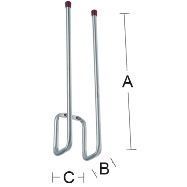 Habo støvleophæng 200 mm elgalv