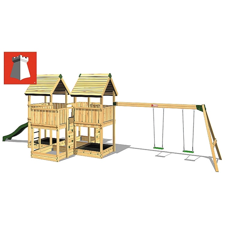 Hy-land projekt 7 legeplads med gyngemodul til offentlig brug 810-107SM