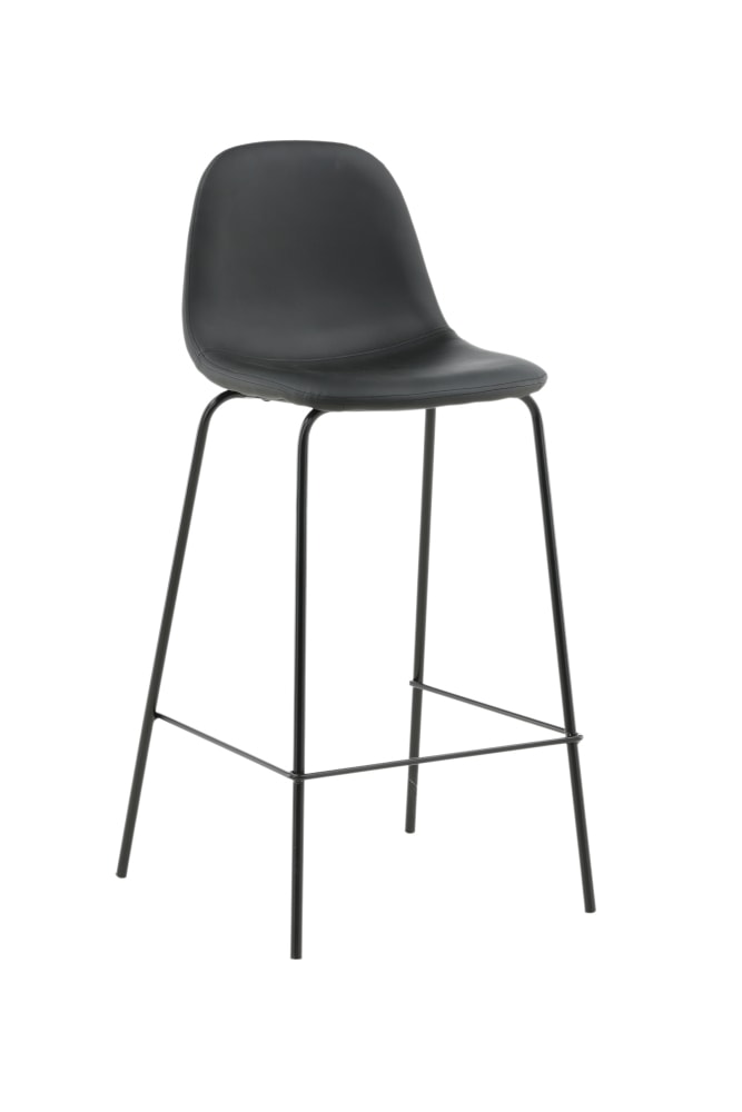 Venture Design Polar barstol i sort/beige