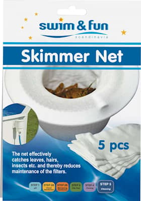 Swim & Fun Skimmer Net filterpose til skimmer 5 stk.