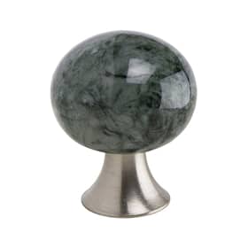 Beslag Design Bead Straight-38 knop marmor/grøn