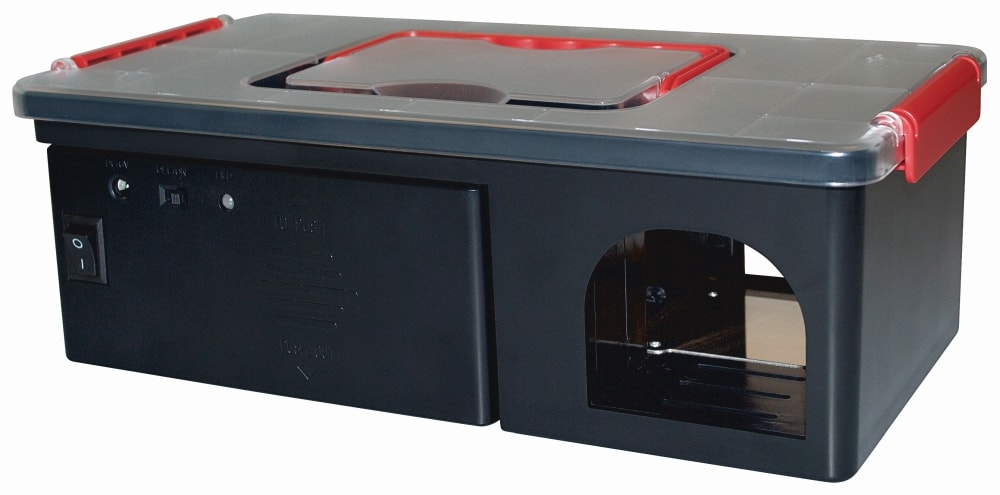 Ryom rottefælde 2 indgange til batteri 4xAA eller adapter