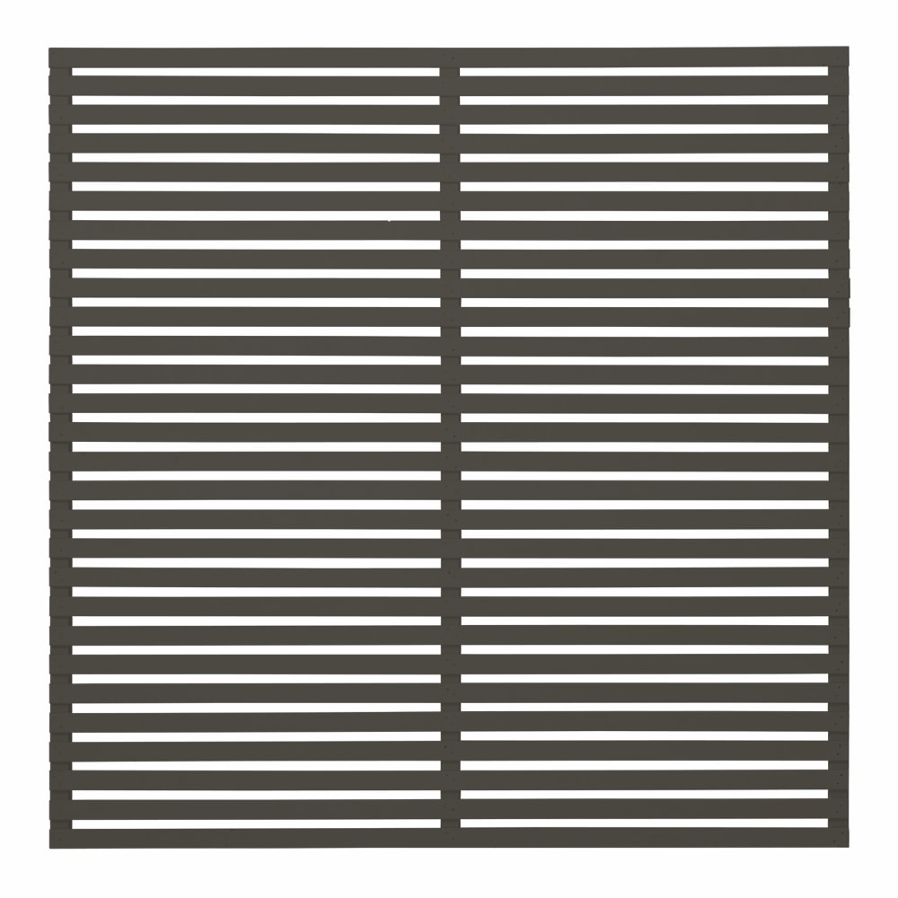 Plus Tokyo hegn grundmalet umbragrå RAL 7022 B180 cm