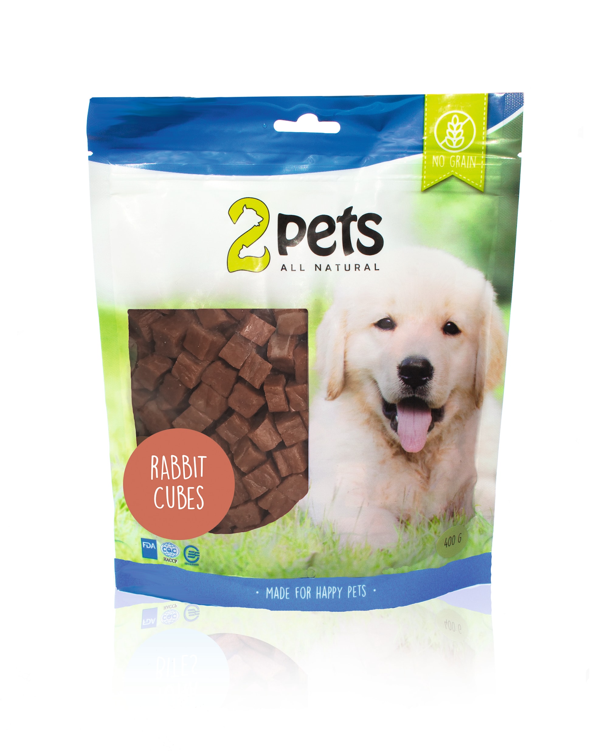 2pets Rabbit Cubes, 400 g
