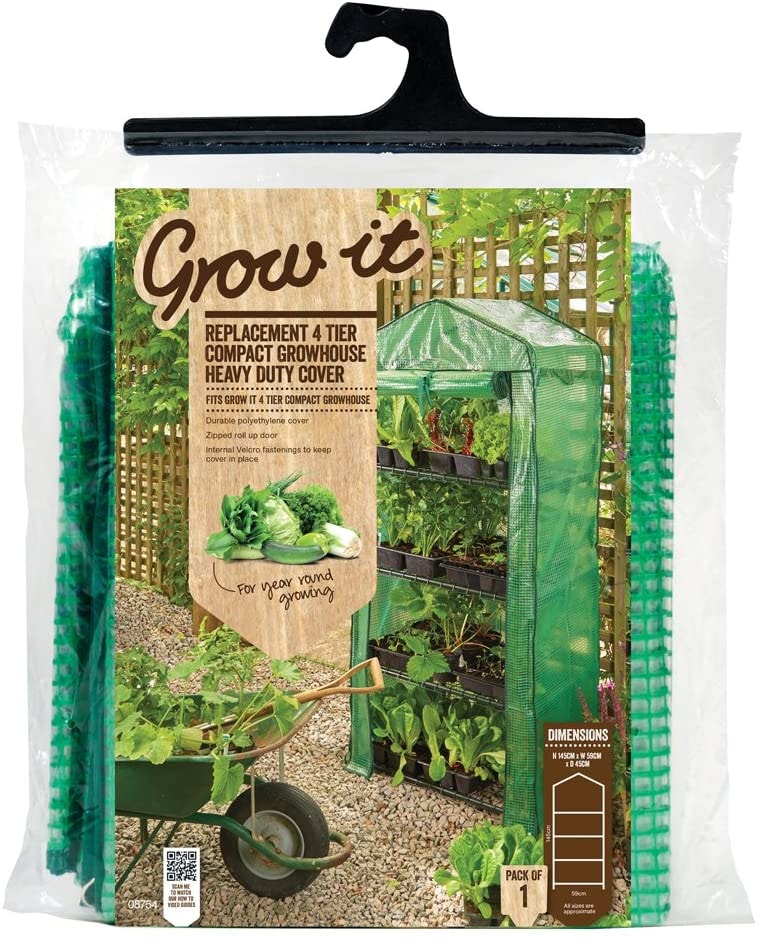 Grow It cover til Premium Growhouse 4 Tier Compact Growhouse