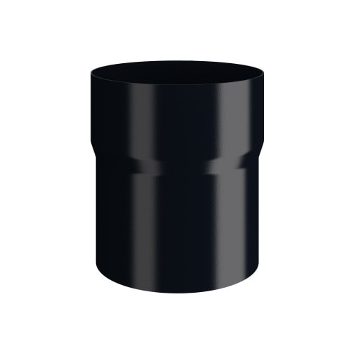 Lindab Rainline SRORM samlemuffe i mørkegrå 87 mm