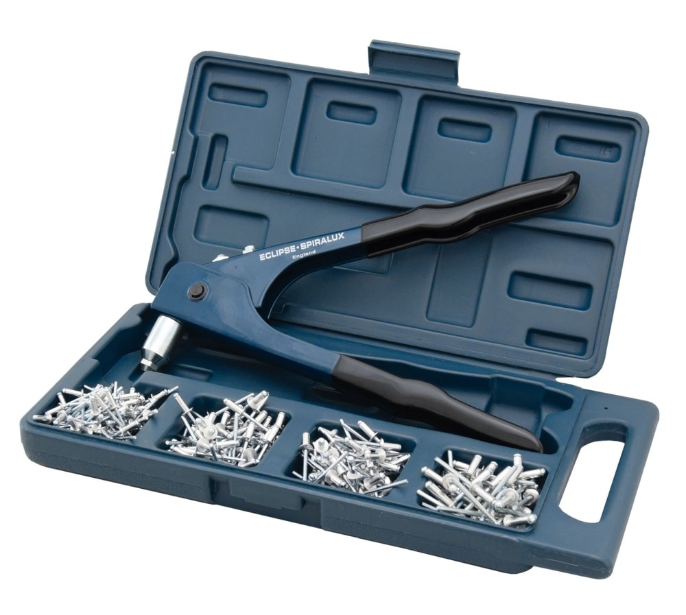 Eclipse Spiralux blindnittetangsæt med 200 alunitter 3,2-4,0 og 4,8 mm