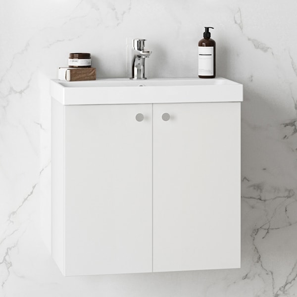 Westerbergs Hed underskab i hvid med låger 550 mm