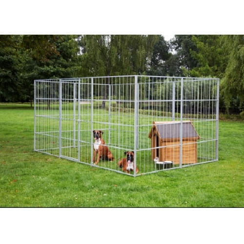 Hortus hundegård med låge. Mellem model 240 x 240 x 180 cm