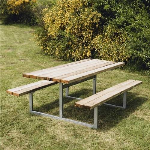 Hortus Ydun bord/bænkesæt trykimprægneret uden ryg 175 x 140 cm