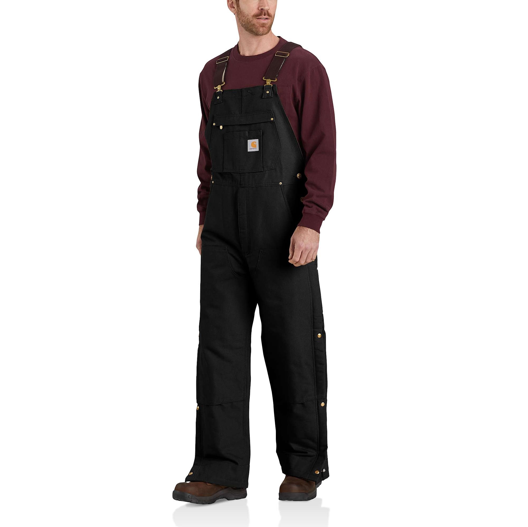 Carhartt Insulated Bib Overall Men's Black XXL