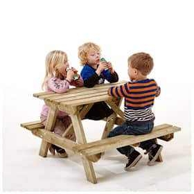 Nordic Play børne bord- bænkesæt i trykimprægneret træ