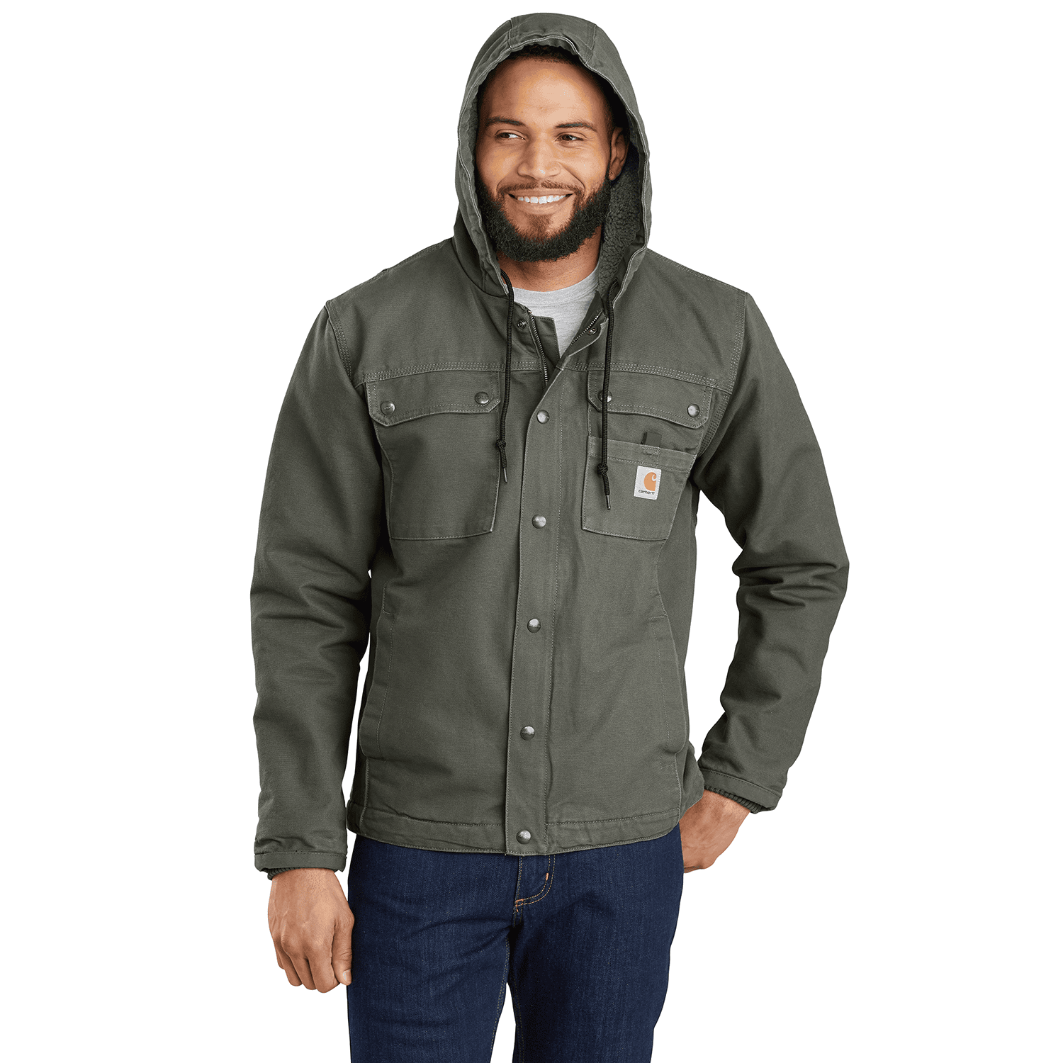 Carhartt Washed Duck Bartlett Jacket Men Moss 2XL